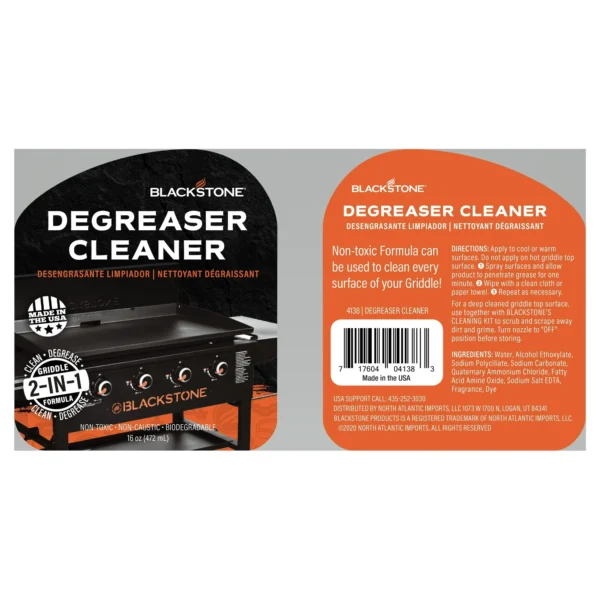 Blackstone 2-in-1 Griddle Degreaser and Cleaning Spray - Image 9