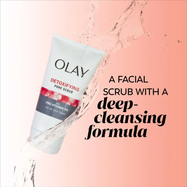 Olay Skincare Regenerist Detoxifying Pore Scrub Facial Cleanser, Face Wash All Skin Types, 5.0 fl oz - Image 2