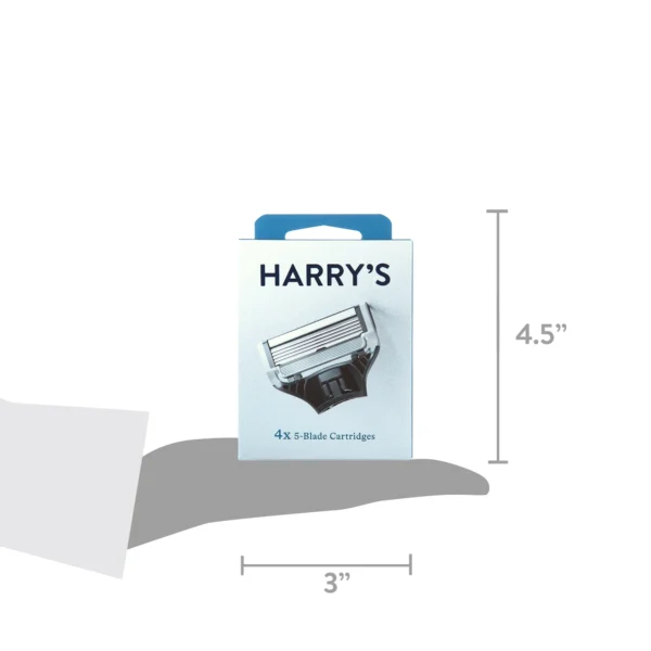 Harry's Razor Blades for Men: 4 Pack of Men's Razor Blade Refills - Image 5