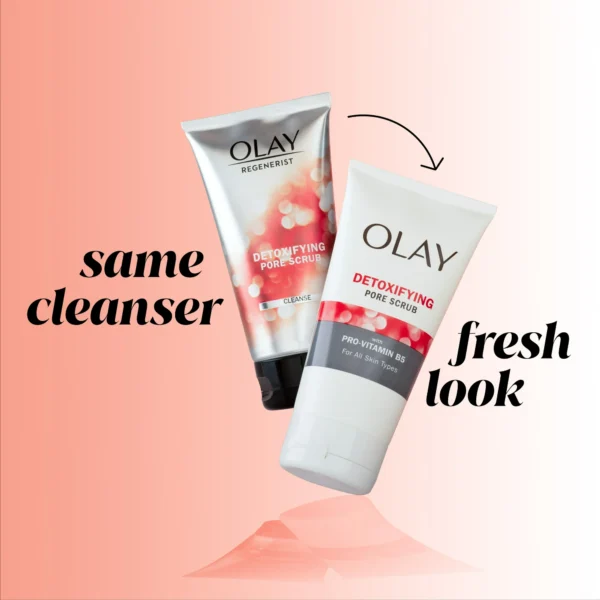 Olay Skincare Regenerist Detoxifying Pore Scrub Facial Cleanser, Face Wash All Skin Types, 5.0 fl oz - Image 7