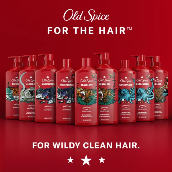 Old Spice 2in1 Moisturizing Men's Shampoo and Conditioner - Image 4