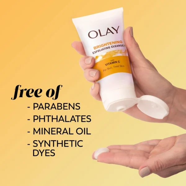 Olay Skincare Regenerist Vitamin C+ Peptide Facial Cleanser, Face Wash for Dry, Dull Skin - Image 7